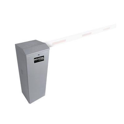 ACCESSPRO Barrera vehicular derecha / Soporta brazo de hasta 5.5 m / Final de carrera ajustable por programación / Movimiento fluido / Diseño elegante color Gris MOD: XBS-5000-R