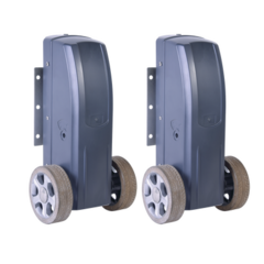 AccessPRO Kit de motores para automatizar portones vehiculares abatibles de 2 hojas tipo reja / Hasta 10 m / Hasta 500 kg / Uso residencial MOD: XBS-PK11