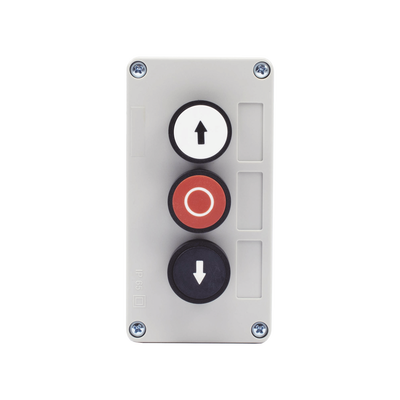 ACCESSPRO Botonera Triple Para Barreras Vehiculares, Operadores Corredizos y Abatibles. MOD: XBS-SW-02