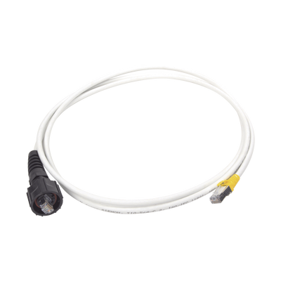 SIEMON Patch Cord Reforzado Industrial (Ruggedized), Cat6A Blindado S/FTP, CM/LS0H, 7 Ft MOD: XC6A-S07-B05