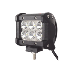 EPCOM INDUSTRIAL SIGNALING Luz de Trabajo de 6 LED, 1500 Lúmenes, 9 Watts, 10-30 Vcc, IP67, 4 pulgadas MOD: XD18F