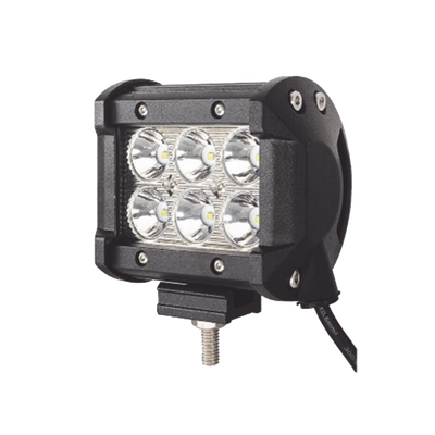 EPCOM INDUSTRIAL SIGNALING Luz de Trabajo de 6 LED, 1500 Lúmenes, 9 Watts, 10-30 Vcc, IP67, 4 pulgadas MOD: XD18F