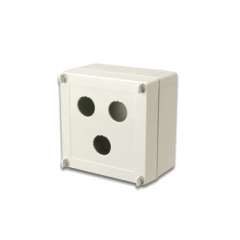 SIEMON Caja industrial de conexión (Ruggedized), de 3 puertos de cobre o fibra, con protección IP66/IP67 (NEMA 4X) MOD: X-IBOX-03