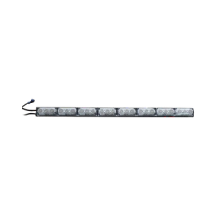 EPCOM INDUSTRIAL SIGNALING Barra de Luz de Advertencia con 8 Módulos Ámbar, ideal para el direccionamiento de tráfico MOD: XLL127BH8A