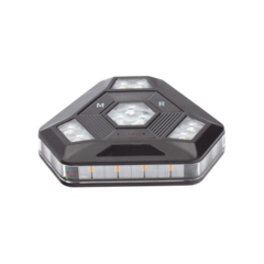 EPCOM INDUSTRIAL SIGNALING Luz Auxiliar Ámbar Ultra Brillante Para Automóviles, Motocicletas y Bicicletas Con Montaje Magnético MOD: XLTE1985A