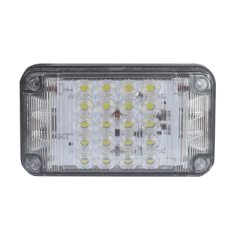 EPCOM INDUSTRIAL SIGNALING Luz de Advertencia de 7X4", Color Claro, Con Luces de Trabajo, Ideal para Ambulancias MOD: XLTE2345W