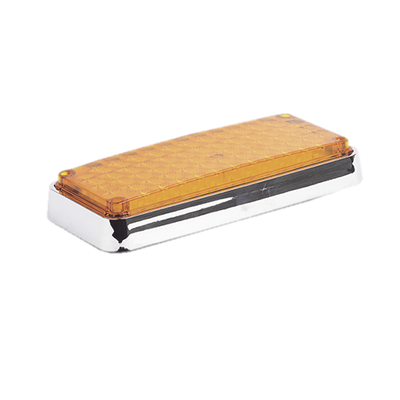 EPCOM INDUSTRIAL SIGNALING Luz de Advertencia de 7X3", Color Ámbar, Ideal para Ambulancias MOD: XLTE295A