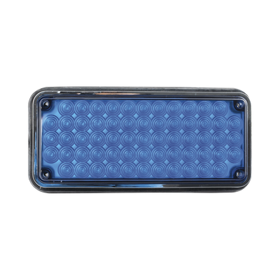 EPCOM INDUSTRIAL SIGNALING Luz de advertencia de 7x3", Color Azul, Ideal para ambulancias MOD: X-LTE-295-B