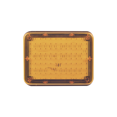 EPCOM INDUSTRIAL SIGNALING Luz de Advertencia de 9X7", Color Ámbar, Ideal para Ambulancias MOD: X-LTE-515-A