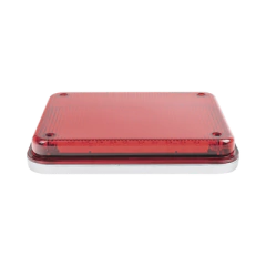 EPCOM INDUSTRIAL SIGNALING Luz de Advertencia de 9X7", Color Rojo, Ideal para Ambulancias MOD: X-LTE-515-R