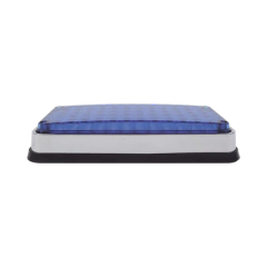 EPCOM INDUSTRIAL SIGNALING Luz de advertencia de 6x4", Color Azul, Ideal para Ambulancias MOD: X-LTE-595-B