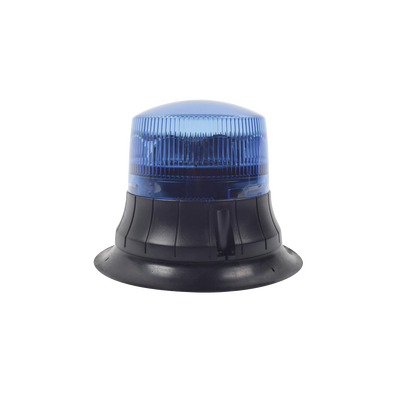 EPCOM INDUSTRIAL SIGNALING Burbuja LED giratoria color azul, 9 LEDs, montaje magnético MOD: XM-1535-B