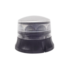 EPCOM INDUSTRIAL SIGNALING Burbuja LED giratoria color claro, 9 LEDs, montaje magnético XM-1535-W