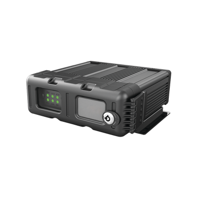 EPCOM (NUBE EPCOMGPS) DVR móvil tribrido / almacenamiento en memoria SD / soporta 4 canales AHD hasta 2MP + 1 canal IP hasta 2MP / Compresión de vídeo H.265, XMR401AHD/V2