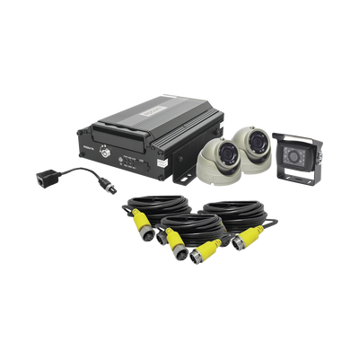 EPCOM KIT DVR PARA VEHICULO / INCLUYE / CÁMARAS PARA INTERIOR / CÁMARA PARA EXTERIOR, / 2MP AHD / CABLES EXTENSORES / ADAPTADOR LAN. MOD: XMR401NHDSKIT