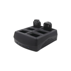 EPCOM Bahía para descarga de información de 6 XMRX5 / XMRX2 conexión rápida más 4 vía USB XMRDS6