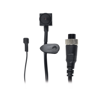 EPCOM Cámara Pinhole AHD de 2 Megapixel (1080p) para Videovigilancia Móvil / Uso en Interior / Microfono Integrado / Conector Tipo Aviación MOD: XMRPINHOLEAHDV2