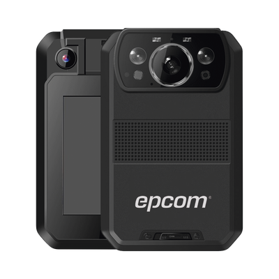 EPCOM Body Camera para Seguridad, Video 4K, GPS Interconstruido, Conexion 4G-LTE, WiFi, Bluetooth, Sistema basado en Android MOD: XMR-R3