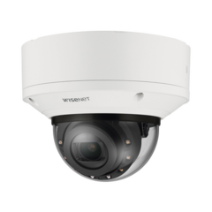 Hanwha Techwin Wisenet Cámara Domo 2MP con IA, Antivandalica / Lente Motorizado de 2.8 a 12mm / WDR 120dB / Ranura MicroSD / IP66 IP67 IK10 NEMA4X MOD: XND-6083RV