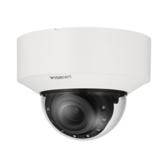 Hanwha Techwin Wisenet Cámara Domo 4MP con IA, Antivandalica / Lente Motorizado de 2.8 a 10mm / WDR 120dB / Ranura MicroSD / IP52 IK08 MOD: XND-C7083RV