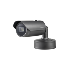 Hanwha Techwin Wisenet Camara IP Tipo Bala 2MP, Lente Varifocal 5.2 - 62.4 MM IR 70M, H.265/H.264, WDR 150DB, HLC, Doble SD CARD, POE/12Vcc/24VCA, IP67, IK10 MOD: XNO-6120R