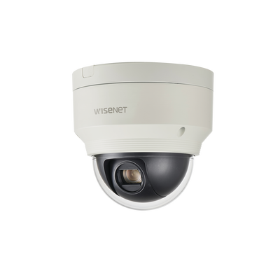 Hanwha Techwin Wisenet Domo IP PTZ 2MP Antivandálico / 12X ZOOM Optico / Auto Seguimiento / WDR 150DB / Video Analiticos / H.265 & WiseStream MOD: XNP-6120H