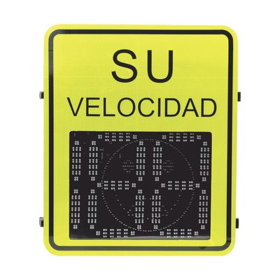 ACCESSPRO Radar Medidor de Velocidad de 3 Dígitos / Doble salida de Relevador / Tarjeta Micro SD / Puerto de red TCP IP / Detección de Exceso de Velocidad / Integración con Cámara. MOD: XRADAR-IP