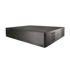 Hanwha Techwin Wisenet NVR 12 Megapíxel / 16 canales / 16 puertos PoE+ / H.265 & WiseStream / Entradas y Salidas de Alarma XRN-1610S