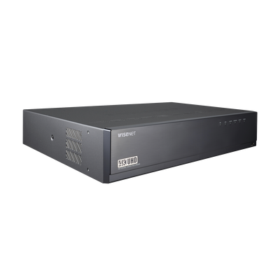 Hanwha Techwin Wisenet NVR de 64 canales / 12MP / Hasta 8 Discos Duros / H.265 & Wisestream / Wisenet P2P MOD: XRN-3010A