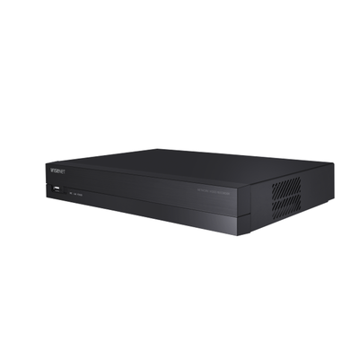 Hanwha Techwin Wisenet NVR 8 Megapíxel / 4 canales, 4 puertos PoE / H.265 & WiseStream / P2P Wisenet / Entradas y Salidas de Alarma MOD: XRN-420S