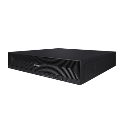 Hanwha Techwin Wisenet NVR de 64 canales / 8K / Hasta 8 Discos Duros / H.265 & Wisestream / Wisenet P2P MOD: XRN-6410B2