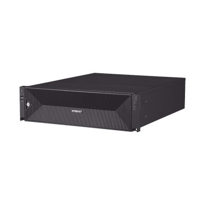 Hanwha Techwin Wisenet NVR de 64 canales / Hasta 32 MP / H.265 & Wisestream / Procesamiento 400 Mbps / 3 Puertos de Red / Raid 5-6 / 16 bahias para disco duro (no incluidos) MOD: XRN-6410DB4