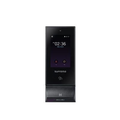 SUPREMA Lector Multitecnolgia de tarjetas Mifare, móviles atraves de Bluetooth y códigos QR MOD: XS2QDPB