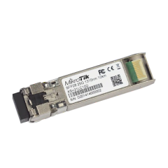 MIKROTIK Transceptor MiniGbic XSFP+ 1G/10G/25G LC Duplex para fibra Mono Modo 10 Kms MOD: XS+31LC10D