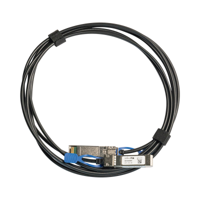 MIKROTIK () Cable de conexión directa 1 Metro SFP/SFP+/SFP28 1G/10G/25G MOD: XS+DA0001