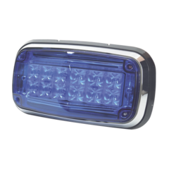 EPCOM INDUSTRIAL SIGNALING Luz de advertencia 8 X 4", Color Azul, IP67, SAE, Ideal para Ambulancias MOD: XT1885B