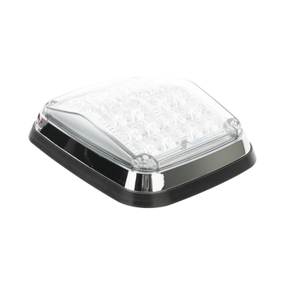 EPCOM INDUSTRIAL SIGNALING Luz de advertencia de 8 X 6", Color Claro, SAE, IP67, Ideal para Ambulancias MOD: XT1895C