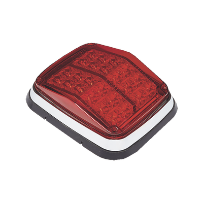 EPCOM INDUSTRIAL SIGNALING Luz de advertencia de 8 X 6", Color Rojo, SAE, IP67, Ideal para Ambulancias MOD: XT1895R