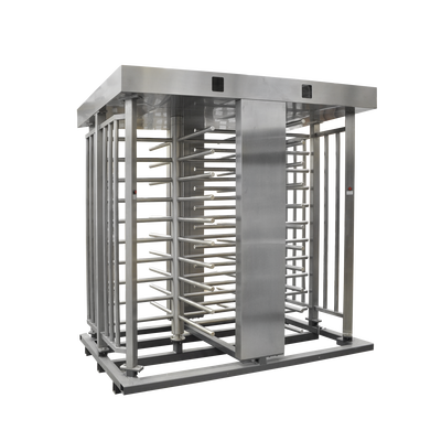 ACCESSPRO Torniquete Doble / Cuerpo Completo / Interior/Exterior / 100% Acero Inoxidable / Acabado de Lujo / Alto Tráfico XT-200