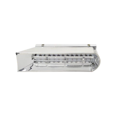 EPCOM INDUSTRIAL SIGNALING Módulo esquinero de 12 LEDs para barra X37RB, color azul MOD: Z37-M12-B