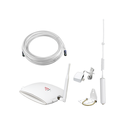 WILSONPRO / WEBOOST KIT de Amplificador de Señal Celular | Soporta 3G y mejora la calidad de las llamadas | Cubre hasta 235 metros cuadrados | 64 dB de Ganancia Máxima. MOD: ZB545S