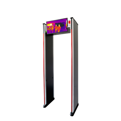 ZKTECO Arco Detector de Metal con Cámara termográfica y Display MOD: ZKD-2180-TI