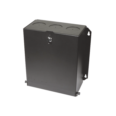 SIEMON Caja de Zona (Punto de Consolidación), De 24 Puertos, Ideal para soportar cableado en una gran variedad de áreas de trabajo, compatible con Conectores MAX, Z-MAX, o TERA, Color Negro MOD: ZU-MX-24P