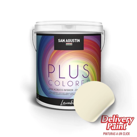 Látex Plus Color Espaguetti Interior- Exterior 4Lts San Agustín