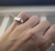 ANILLO SELLO RECTANGULAR PLATA 925
