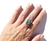 ANILLO TURQUESA BRUTO