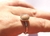 ANILLO OPALO NEGRO SOLITARIO