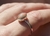 ANILLO OPALO NEGRO SOLITARIO - tienda online