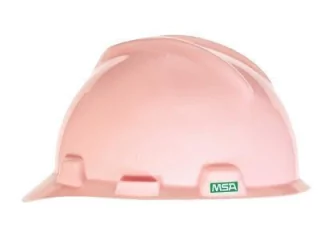 Casco MSA Vgard Staz-On Rosa