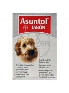 JABON ASUNTOL BAYER - Elimina Pulgas, Garrapatas y Piojos en Perros.